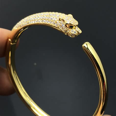 cartier panther bracelet dupe|cartier bracelet knockoff.